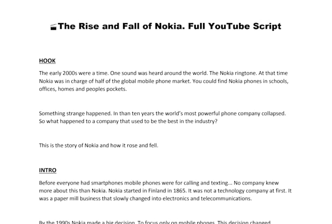 write engaging youtube scripts